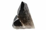 Dark Smoky Quartz Crystal - Brazil #120763-1
